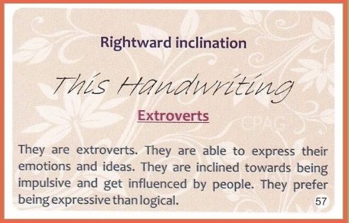 Lesson 10: Rightward Slanting Handwriting